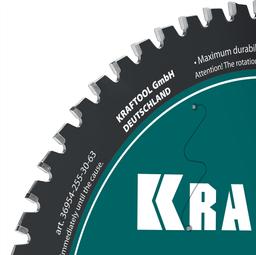 KRAFTOOL Metal Cut 255 х 30 мм, 63Т, диск пильный по металлу и стали (36954-255-30-63) - 3