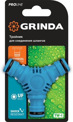 GRINDA  Premium TW-1, ударопрочный пластик с покрытием TPR, штуцерный тройник, PROLine (8-426439) - 2