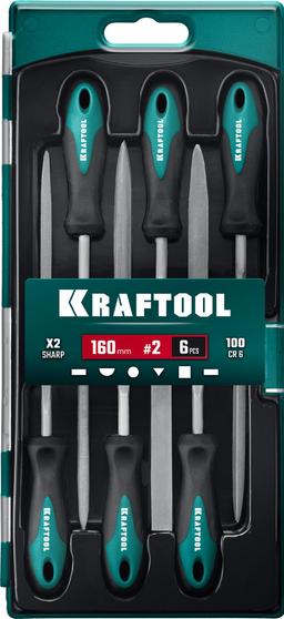KRAFTOOL 6 шт, 160 мм, набор надфилей (16030-6) - 3