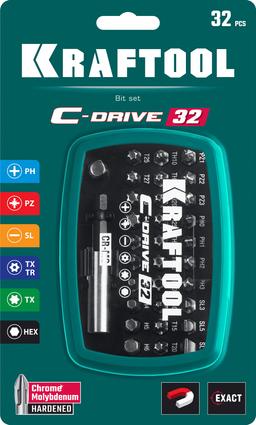 KRAFTOOL  C-Drive 32, 32шт, набор многофункциональных бит (26067-H32) - 3