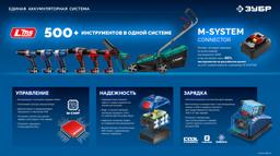 ЗУБР 20 В, 70 Н·м, 2 АКБ LMS (2 А·ч), бесщеточная дрель-шуруповерт, кейс, ПРОФЕССИОНАЛ (DB-70-22) - 19