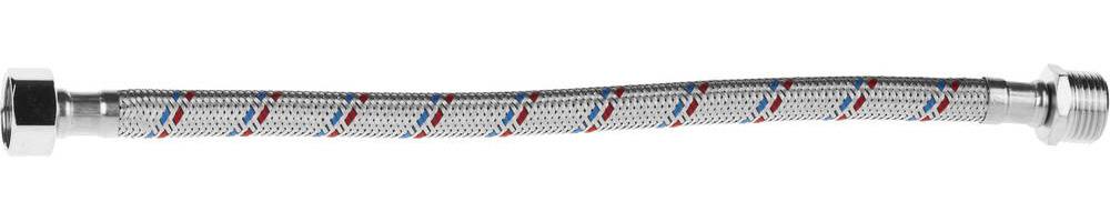 STAYER  1/2", 0.3 м, гайка-штуцер, гибкая подводка для воды, Professional (51015-G/S-030)