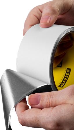 STAYER ProTape 50 мм, 50 м, до 120 °С, самоклеящаяся алюминиевая лента, Professional (12268-50-50) - 3