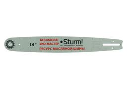SB1650380PO-OL Пильная шина 16" Sturm! паз 1,3мм, 3/8", 59зв, хвостовик PO БЕЗМАСЛЯНАЯ - 2