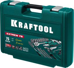 KRAFTOOL  EXTREM-76, 76 предм., (1/2"+3/8"+1/4"), универсальный набор инструмента (27889-H76) - 3