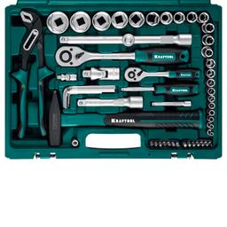 KRAFTOOL  EXTREM-76, 76 предм., (1/2"+3/8"+1/4"), универсальный набор инструмента (27889-H76) - 10