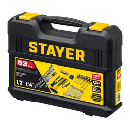 STAYER UNIVERSAL 83, 83 предм., (1/2"+ 1/4"), универсальный набор инструмента, Professional (27710-H83) - 9