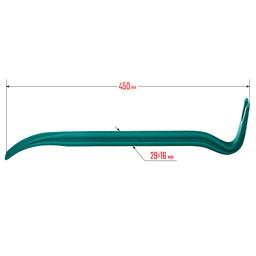 KRAFTOOL  450 мм, 29 х 16 мм, двутавровый лом-гвоздодер (21900-45) - 5