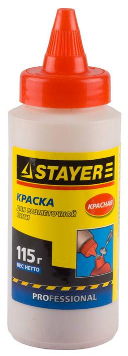 STAYER 115 г, красная, краска для разметочной нити (2-06401-2) - 1