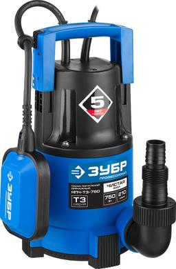 ЗУБР 750 Вт, дренажный насос с минимальным уровнем откачки, Профессионал (НПГ-Т3-750) - 4
