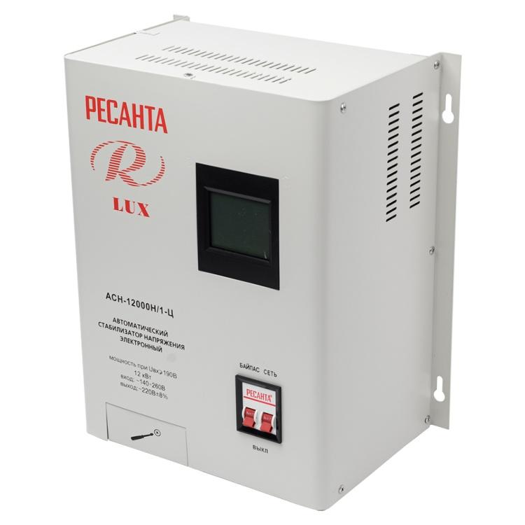 Стабилизатор напряжения серии LUX Ресанта АСН-12000Н/1-Ц