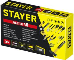 STAYER Master-40, 40 предм., универсальный набор инструмента для дома (22052-H40) - 2