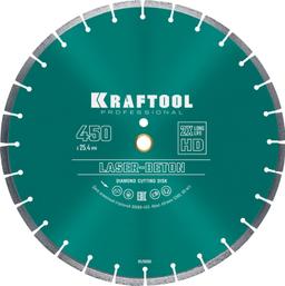 KRAFTOOL Laser-Beton, 450 мм, (25.4/20 мм, 10 х 4.0 мм), сегментный алмазный диск (36686-450) - 1
