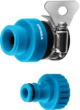 GRINDA TСI-34, диаметр 3/4", с хомутом, с внутренней резьбой, адаптер, PROLine (8-426321) - 3