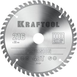 KRAFTOOL Precision, 216 х 30 мм, 48Т, пильный диск по дереву (36952-216-30) - 1
