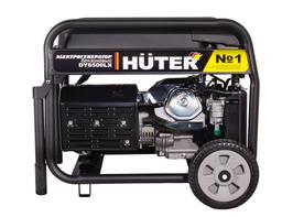 Портативный бензогенератор Huter DY6500LX с колесами - 4