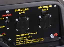Портативный бензогенератор Huter DY6500LX с колесами - 7