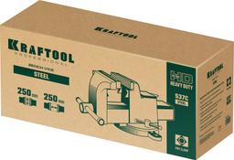 KRAFTOOL Steel, 250 мм, стальные слесарные тиски (32701-250) - 3