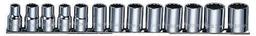 S05H4213S Набор головок торцевых 12-гранных MAXI-DRIVE 1/2"DR на держателе, SAE 3/8--1-1/8", 13 предметов - 1