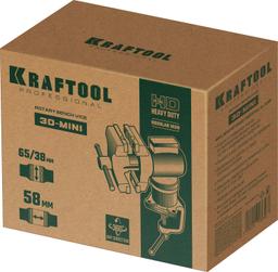 KRAFTOOL  3D-Mini, 65/38 мм, многофункциональные настольные тиски (32714-65) - 3