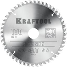 KRAFTOOL  Precision, 190 х 30 мм, 48Т, пильный диск по дереву (36952-190-30) - 1