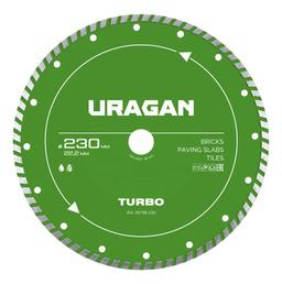 URAGAN TURBO 230 мм, диск алмазный отрезной сегментированный (36706-230) - 1