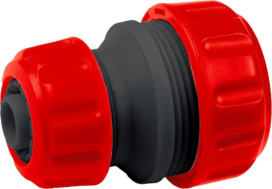 GRINDA GM-X, 1/2" x 3/4", переходная, для шланга, ударопрочный пластик, ремонтная муфта (8-426345)