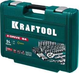KRAFTOOL X-Drive 94, 94 предм., (1/2″+1/4″), универсальный набор инструмента (27883-H95) - 10