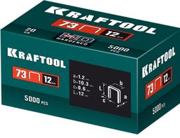 KRAFTOOL скобы тип 73, 12 мм, калибр 20GA. 5000 шт (31773-12) - 2