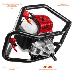 ЗУБР  d 60 - 250 мм, 52 см3, 2 оператора, мотобур (бензобур) (МБ2-250) - 7