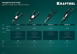 KRAFTOOL GRAND-48, 2.4 - 4.8 мм, 410 мм, усиленный двуручный заклёпочник (31175) - 10
