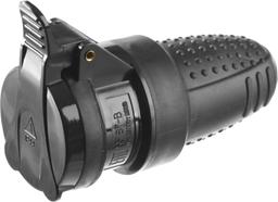 ЗУБР IP44, 16 A/220 В, обрезиненная розетка, Профессионал (55187-B) - 1