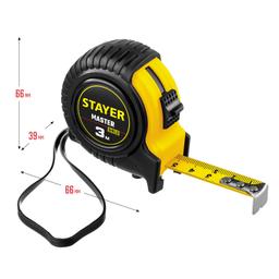 STAYER 3 м х 16 мм, рулетка (34025-03) - 4