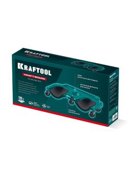 KRAFTOOL KRAFT BOARD на единой, базе, 5 колёс, лоток для инструментов, нагрузка до 110кг, строительные наколенники на колёсах (11513) - 7