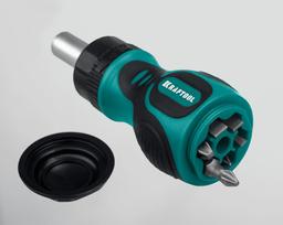 KRAFTOOL Kompakt-6, 6 предм., с битами, реверсивная отвертка (26190-H7) - 4