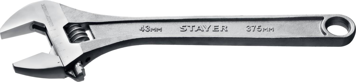 STAYER  MAX-Force, 375/43 мм, разводной ключ (2725-37)