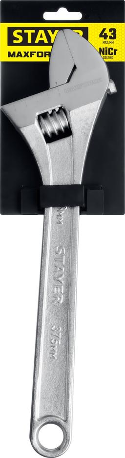 STAYER  MAX-Force, 375/43 мм, разводной ключ (2725-37) - 2