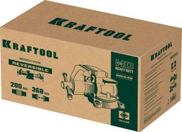 KRAFTOOL Reversible 200 мм, расход 368 мм, Слесарные тиски (32705-200) - 3
