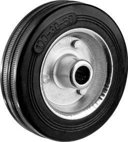 ЗУБР  d 100 мм, г/п 70 кг, игольчатый подшипник, резина/металл, колесо, Профессионал (30936-100) - 1
