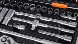 Набор инструментов, 1/2", 1/4", CrV, в кейсе 151 предмет Вихрь - 12