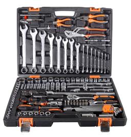 Набор инструментов, 1/2", 1/4", CrV, в кейсе 151 предмет Вихрь - 6