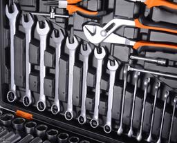 Набор инструментов, 1/2", 1/4", CrV, в кейсе 151 предмет Вихрь - 7