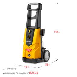 STEHER 180 Атм, 2200 Вт, мойка высокого давления, пистолет G-280 PRO (HPW-180B) - 3