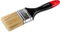 STAYER Universal, 63 мм, 2.5", светлая, натуральная щетина, деревянная ручка, все виды ЛКМ, плоская кисть, Professional (0104-063) - 1