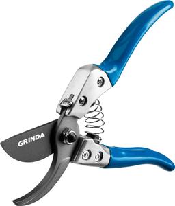 GRINDA P-25, 200 мм, закаленная сталь, эргономичные алюминиевые рукоятки, виниловое покрытие, плоскостной секатор, PROLine (423425) - 4