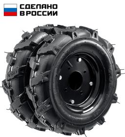 ЗУБР КП-1, 4.00-8, 2 шт., пневматические колеса для мотоблоков (707106-1) - 1