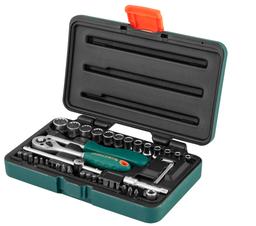 S68H2141S Набор головок торцевых 1/4"DR Super Tech, 41 предмет - 1