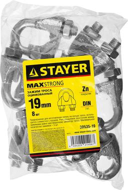STAYER DIN 741, 19 мм, 8 шт, зажим троса (30535-19) - 2