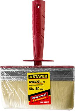 STAYER UNIVERSAL, 5 х 15 см, светлая щетина, пластмассовый корпус, все виды ЛКМ, макловица (01824-15) - 2