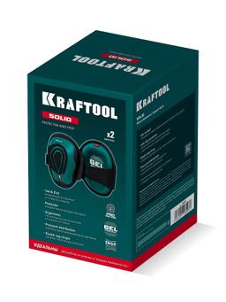 KRAFTOOL SOLID гелевая вставка, объёмная противоскользящая накладка, наколенники защитные (11517) - 9